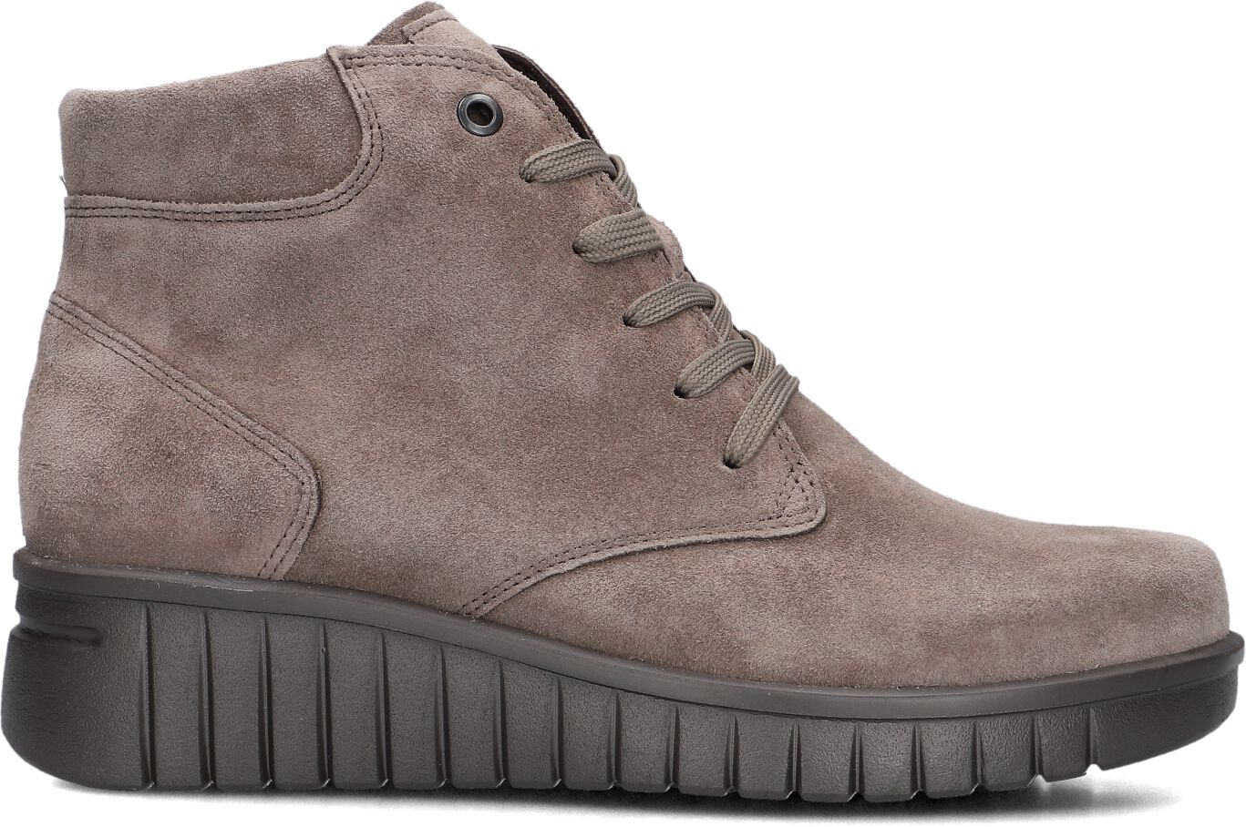 Hartjes Veterboots Dames Sue H Veterbooty, Maat: 42, Materiaal: Suède, Kleur: Taupe