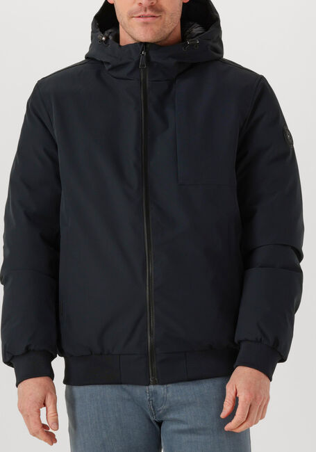Donkerblauwe AIRFORCE Jack HOODED REVERSIBLE JACKET - large