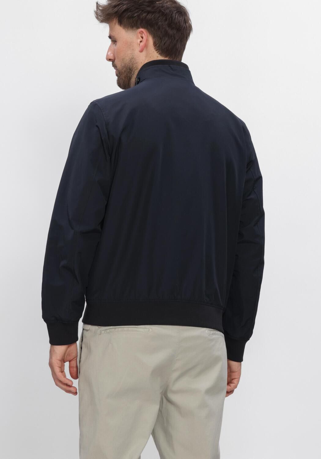 Donkerblauwe WOOLRICH Jack SPRING LEWIS BOMBER - large