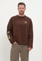 Bruine BRAM'S FRUIT T-shirt SUNFLOWER LONGSLEEVE