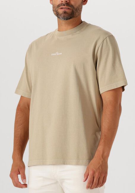Khaki STONE ISLAND T-shirt SS T SHIRT - large