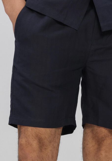 Blauwe WAHTS Korte broek CARL LINEN COTTON - large