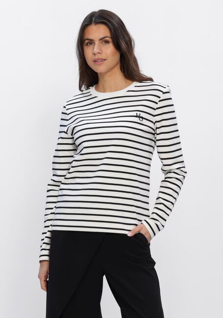 Witte HOUSE OF GRAVITY Top STRIPE LONG SLEEVE - large