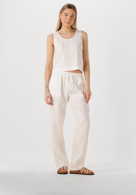 Witte RESORT FINEST Top CROP TOP LINEN - large