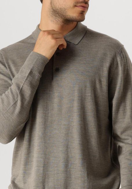 Groene PROFUOMO Polo POLO LONG SLEEVE - large
