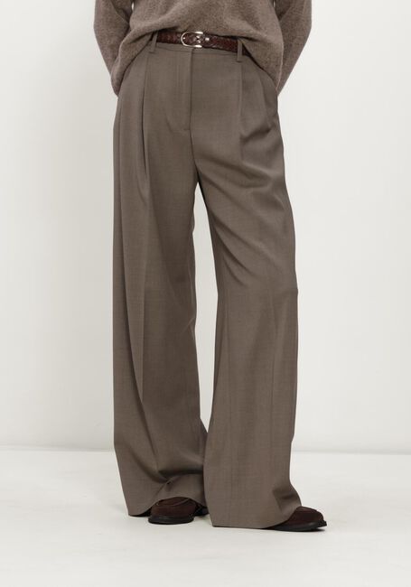Taupe FILIPPA K Wijde broek DARCEY WOOL TROUSERS - large