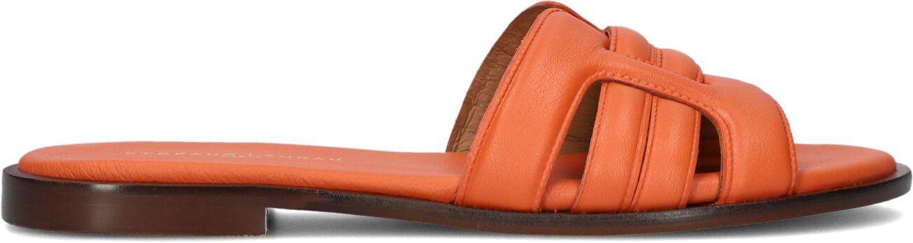 Stefano Lauran Slippers
Dames Led 1 Band Slipper, Maat: 41, Materiaal: Leer, Kleur: Oranje