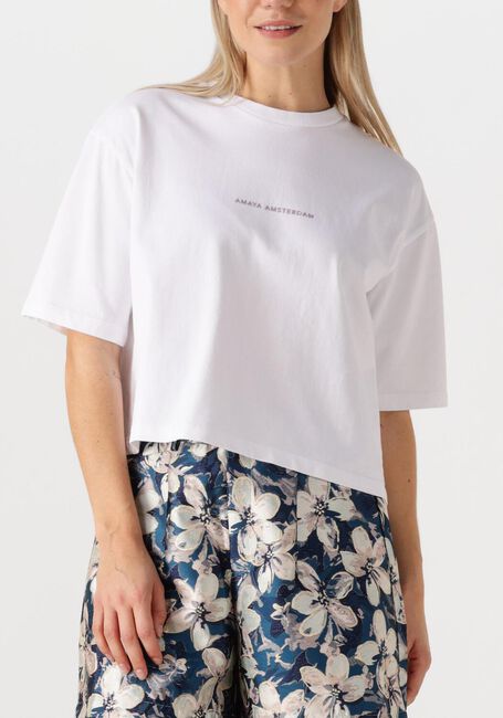 Witte AMAYA AMSTERDAM T-shirt BAYLIE - large