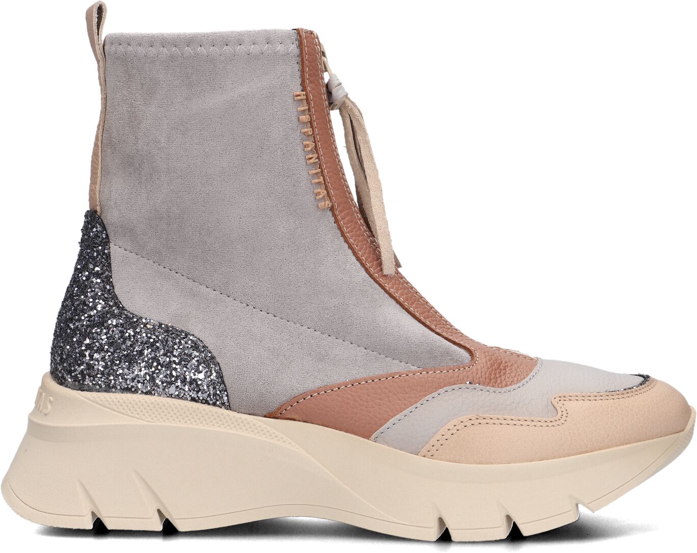 Hispanitas Sneakers
Dames Chi243628, Maat: 35, Materiaal: Suède, Kleur: Beige