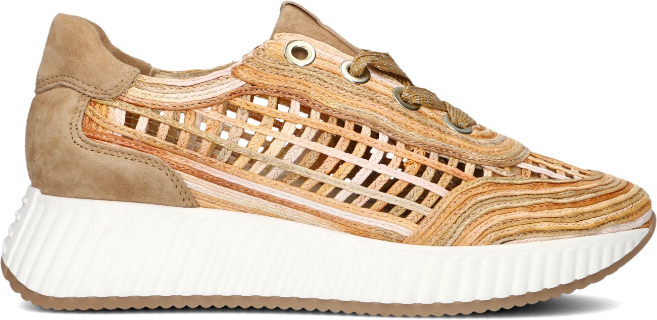 Softwaves Lage Sneakers Dames Ariana, Maat: 38, Materiaal: Suède, Kleur: Bruin