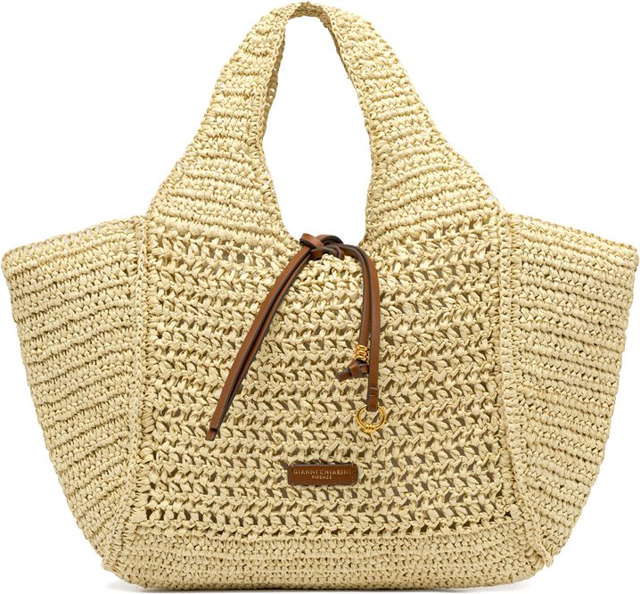 Gianni Chiarini Schoudertas
Dames Nefeli, Materiaal: Raffia, Kleur: Ecru afbeelding 1
