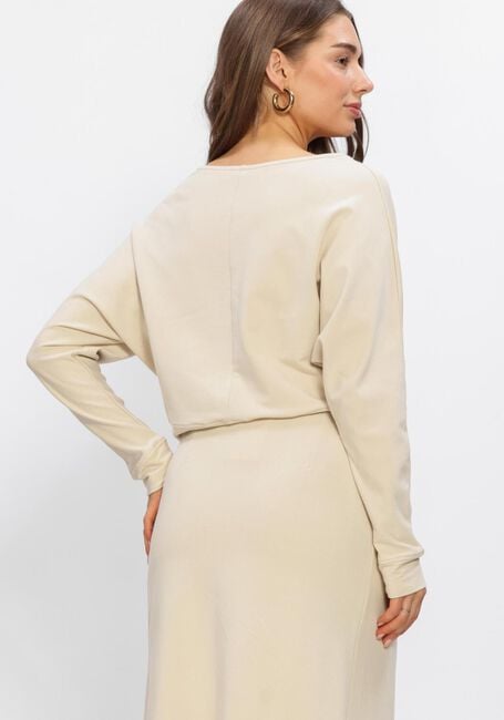 Beige PENN & INK Trui SWEATER - large