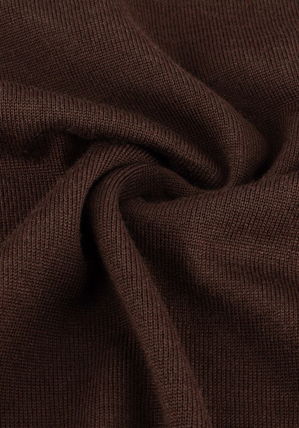 Bruine FILIPPO DE LAURENTIIS Trui POLO ZIP ML R MERINO - large