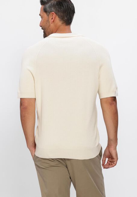 Ecru PROFUOMO Polo POLO OPEN COLLAR RIB - large