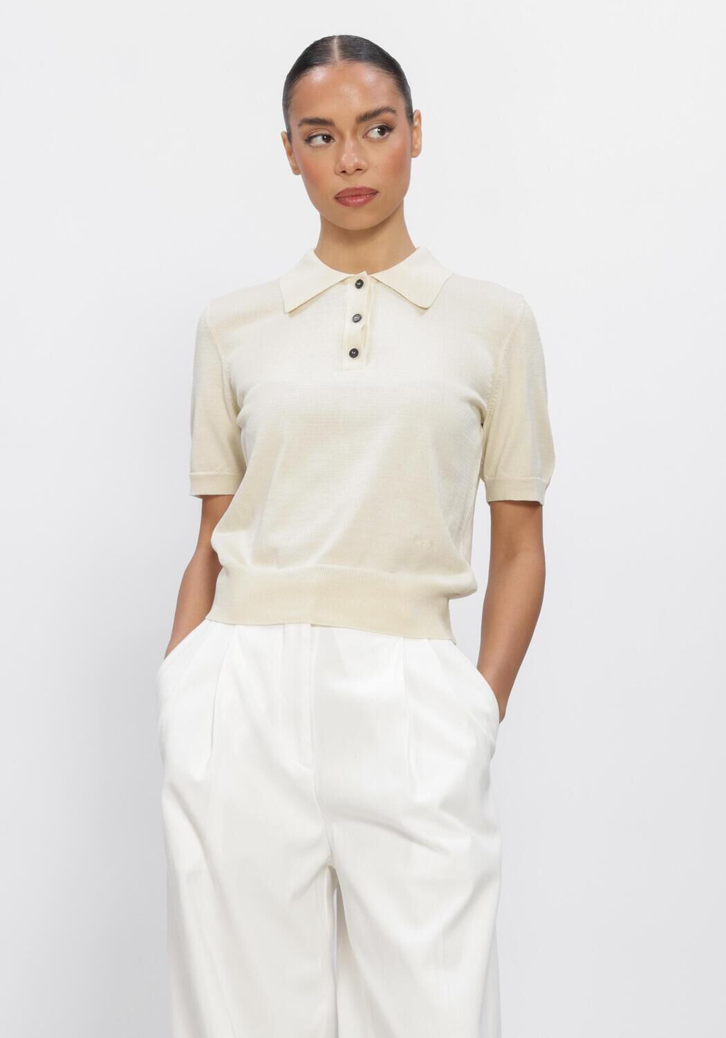 Ecru APC Polo POLO RUBY - large