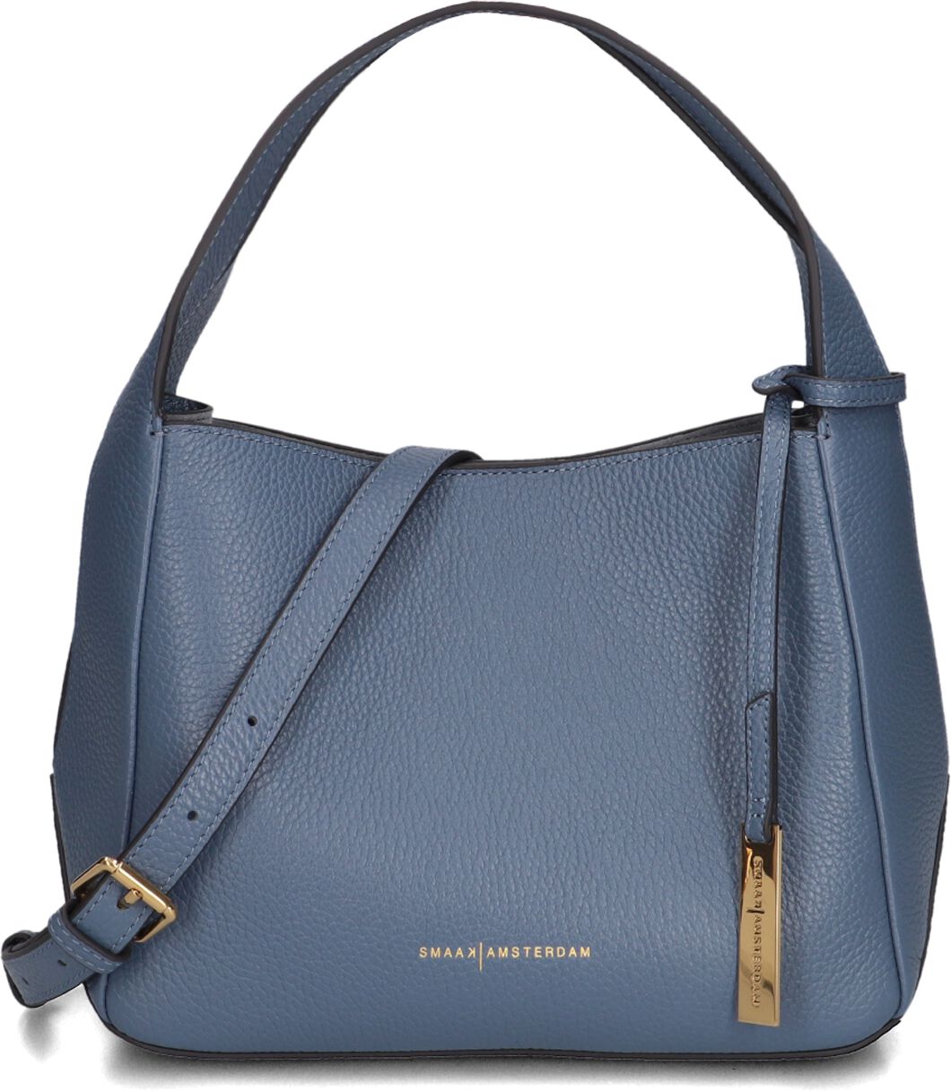 Smaak Amsterdam Smaak Amsterdam Handtas Dames Sophie, Materiaal: Leer, Kleur: Blauw