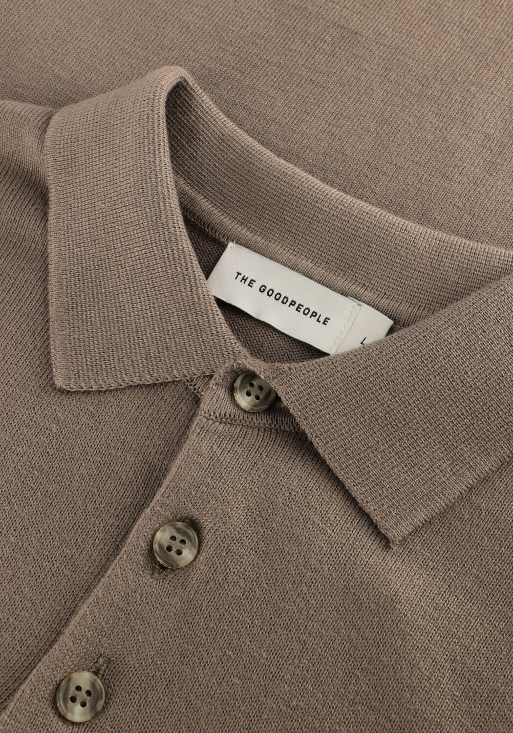 Taupe THE GOODPEOPLE Polo PLAN - large