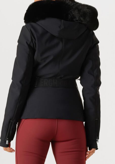 Zwarte GOLDBERGH Winterjassen HIDA SKI JACKET FAUX BORDER - large