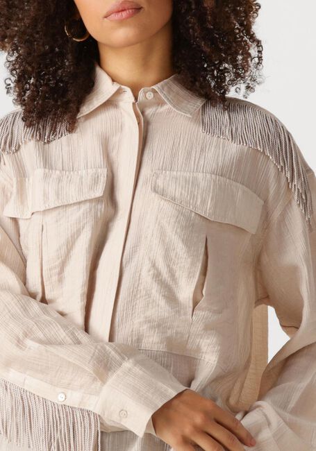 Beige COPENHAGEN MUSE Blouses CMPOPSY-SHIRT - large