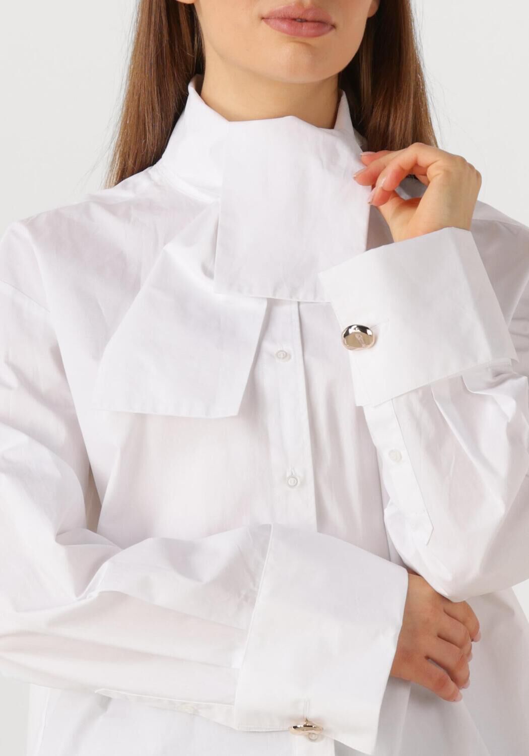 Witte HERSKIND Top CLARA SHIRT - large