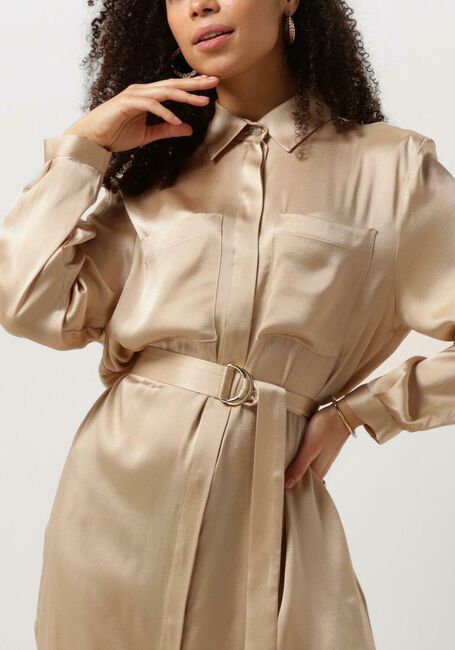 Gouden SEMICOUTURE Midi jurk FILLIPA DRESS - large
