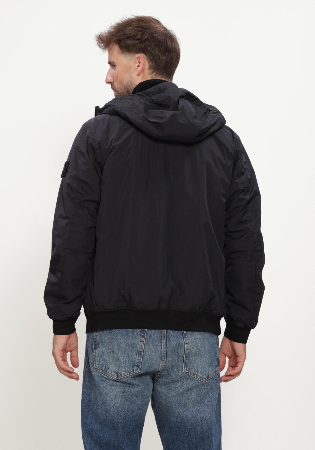 Zwarte STONE ISLAND Jack BOMBER S0A23 - large