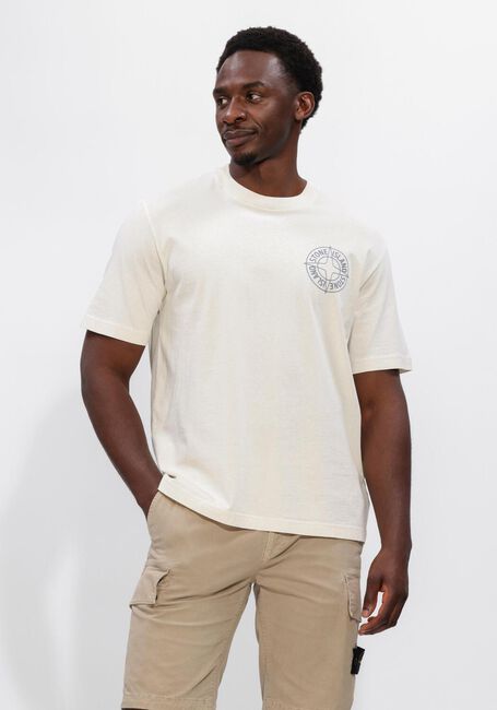 Ecru STONE ISLAND T-shirt SS T-SHIRT S0284 - large