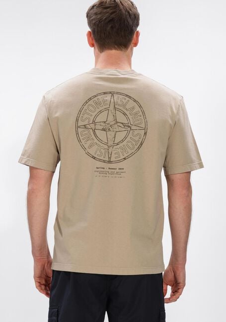 Beige STONE ISLAND T-shirt SS T-SHIRT S0285 - large