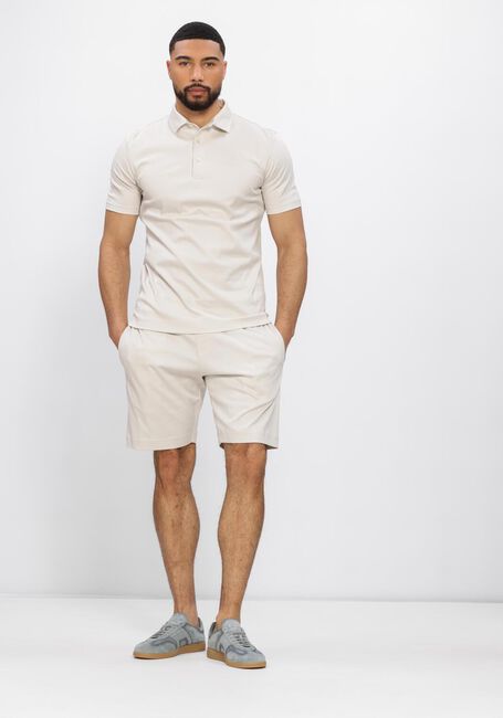 Beige VALENZA Korte broek INTERLOCK SUPIMA SPORT SHORTS - large