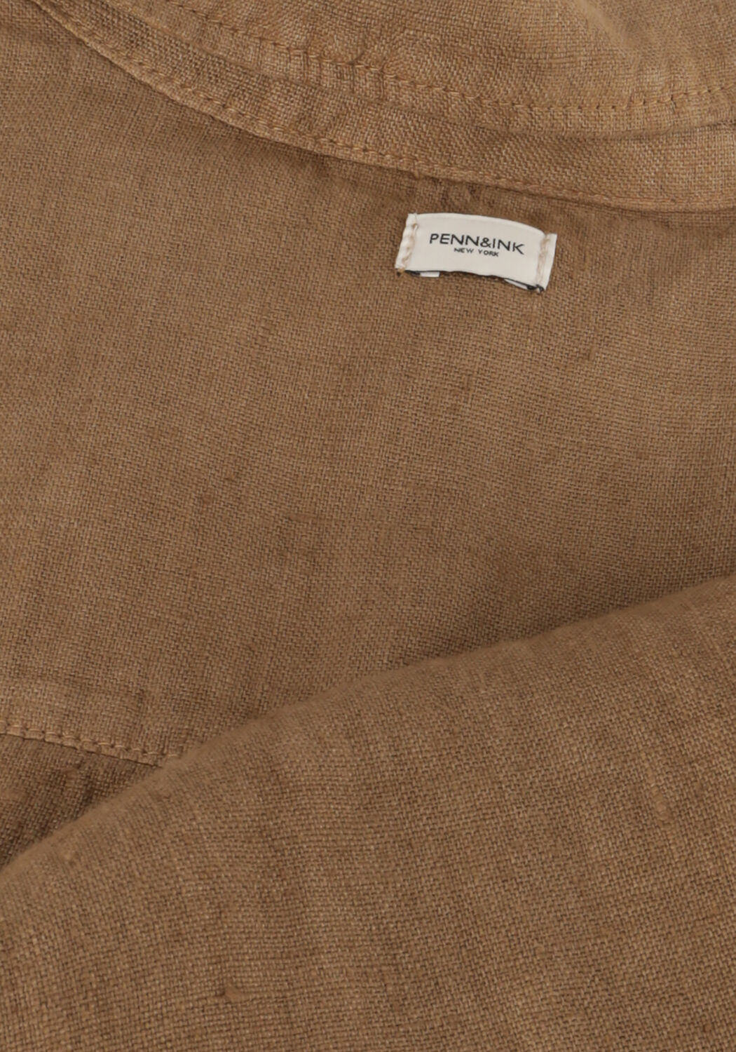 Bruine PENN & INK Midi jurk DRESS - large