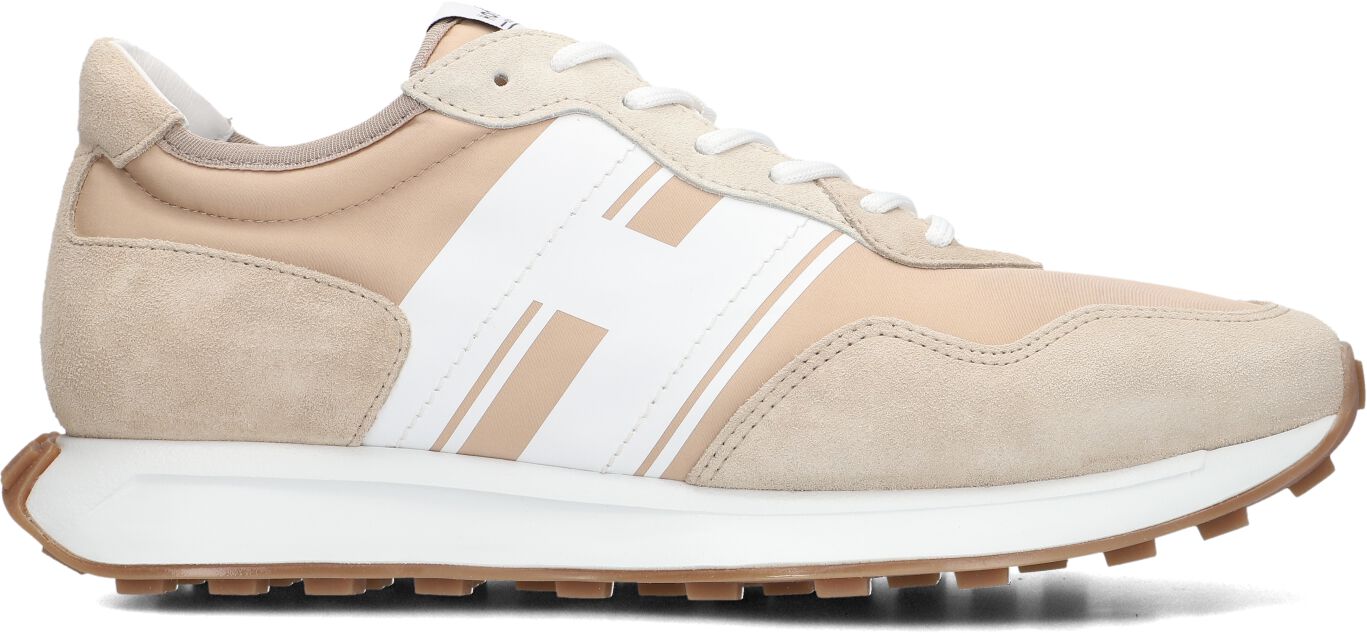 Hogan Lage Sneakers Heren Hxm6010eg01, Maat: 43, Materiaal: Suède, Kleur: Beige