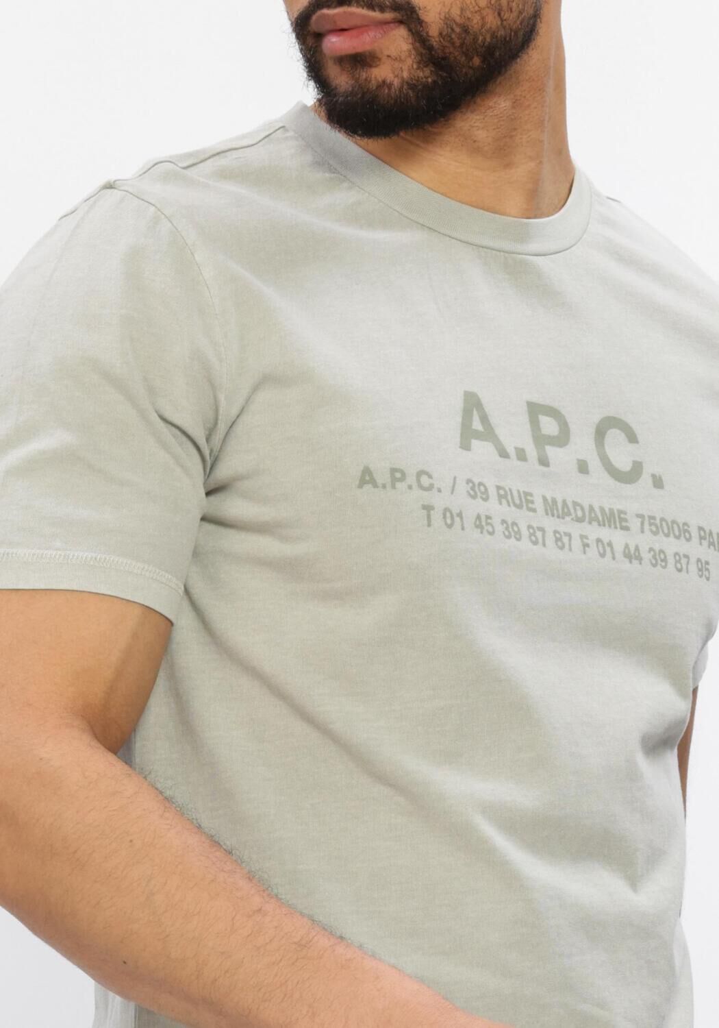 Groene APC T-shirt T-SHIRT ADRESSE - large