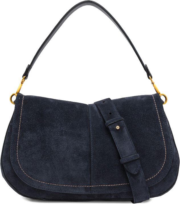 Gianni Chiarini Gianni Chiarini Handtas Dames Helena Round / Bs 12619, Materiaal: Suède, Kleur: Donkerblauw