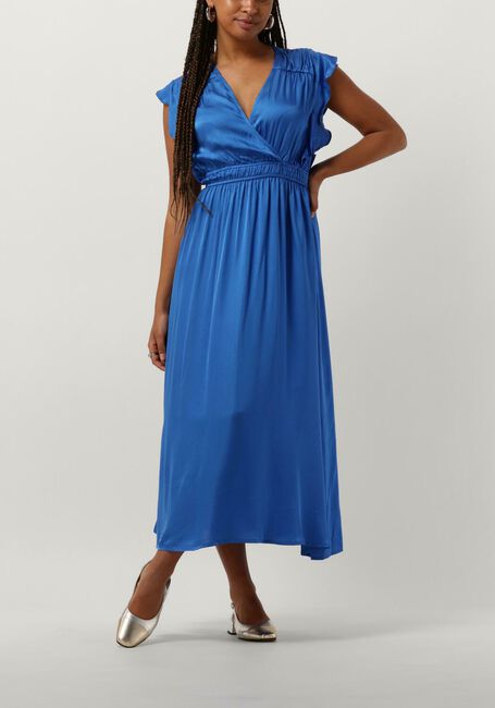 Blauwe SUNCOO Maxi jurk CANDY - large