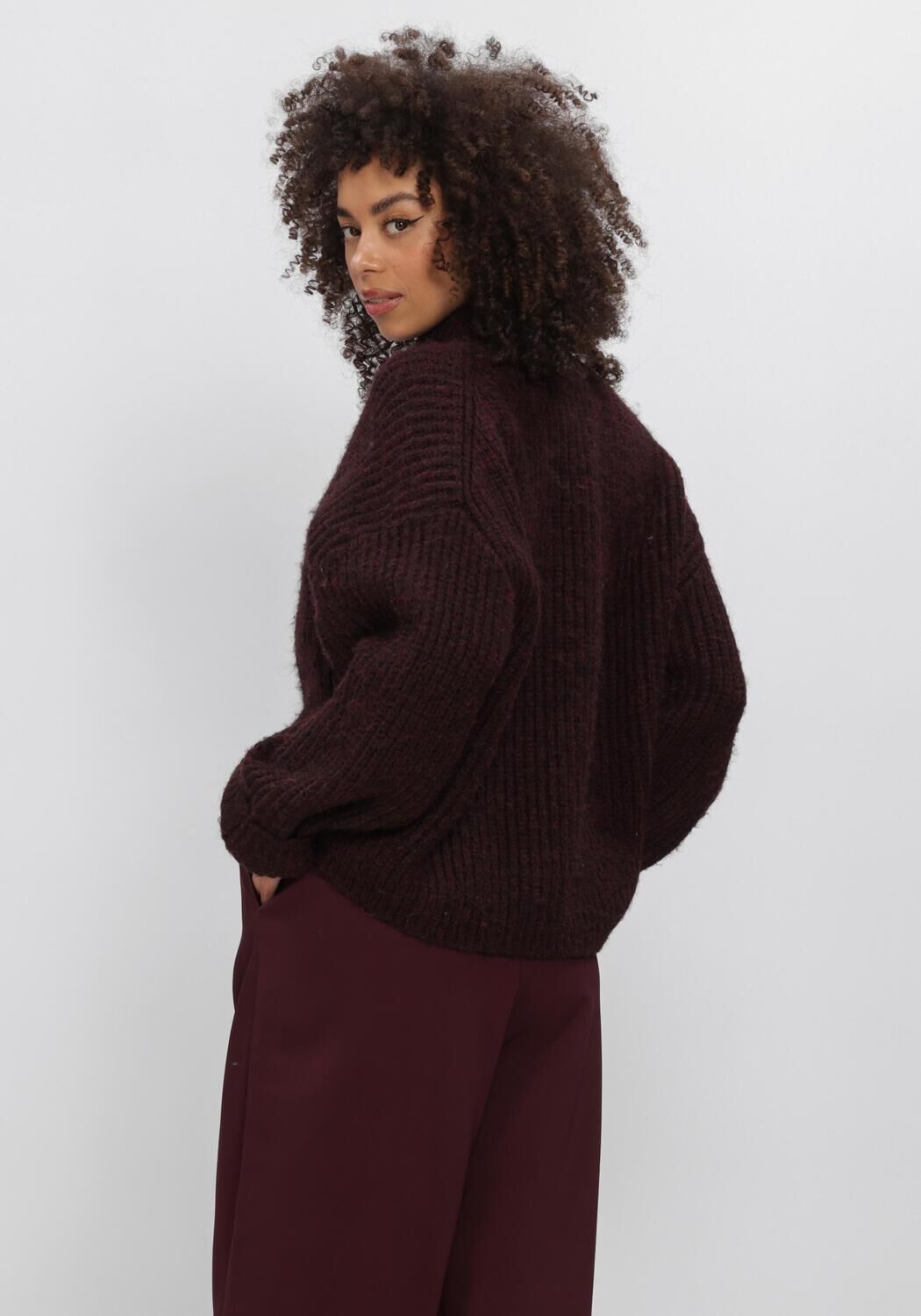 Bordeaux PENN & INK Trui W26C395 - large