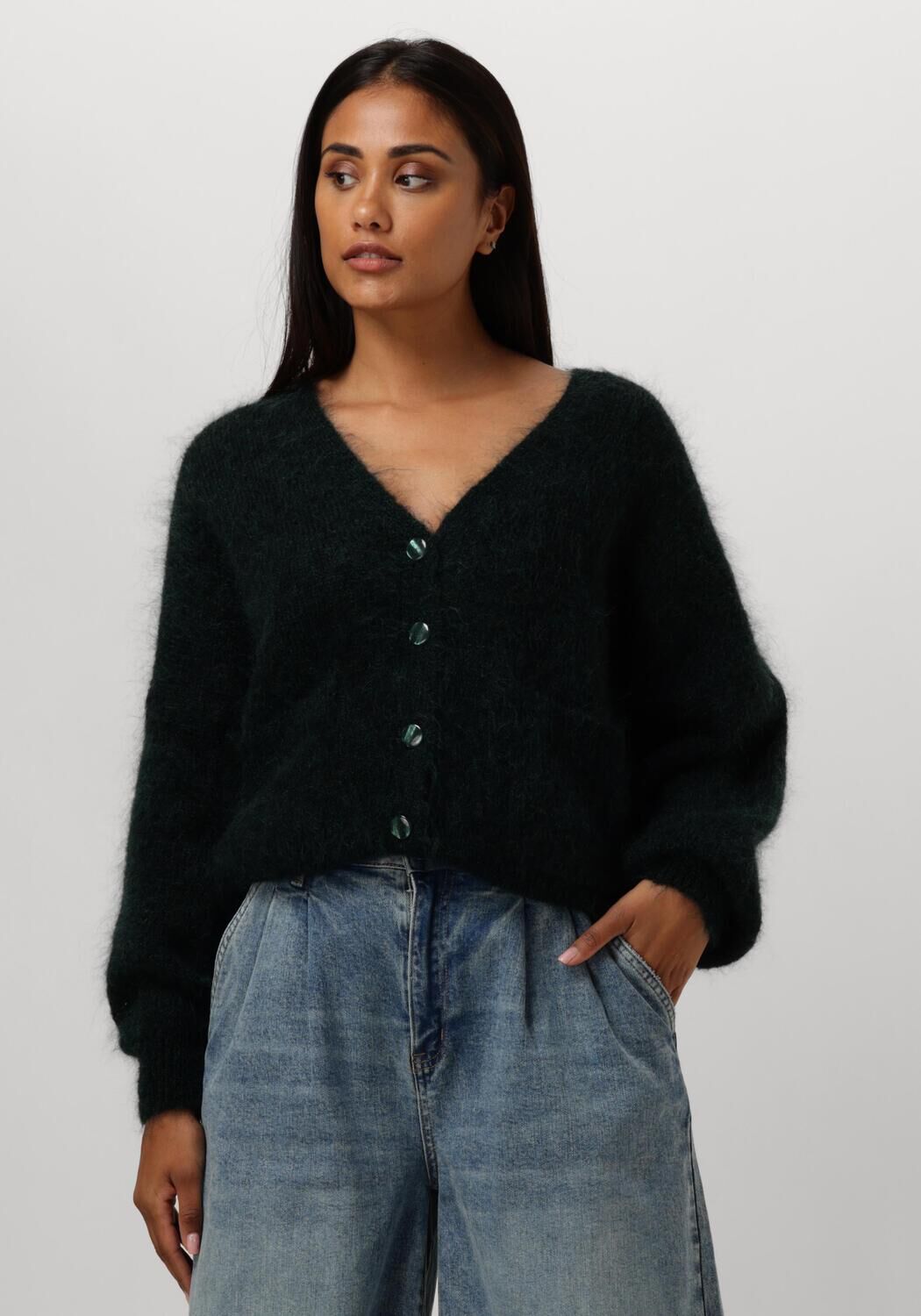 Des Petits Hauts Vest Dames Alouise, Maat: L, Kleur: Groen