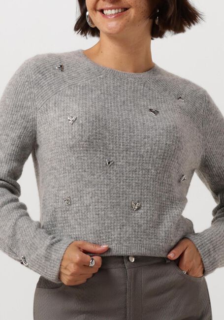 Grijze CAROLINE BISS Truien/vesten 4237 - large