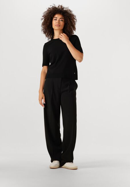 Zwarte CAMBIO Pantalon ETIENNE TRACK GALON MIT WORDING - large