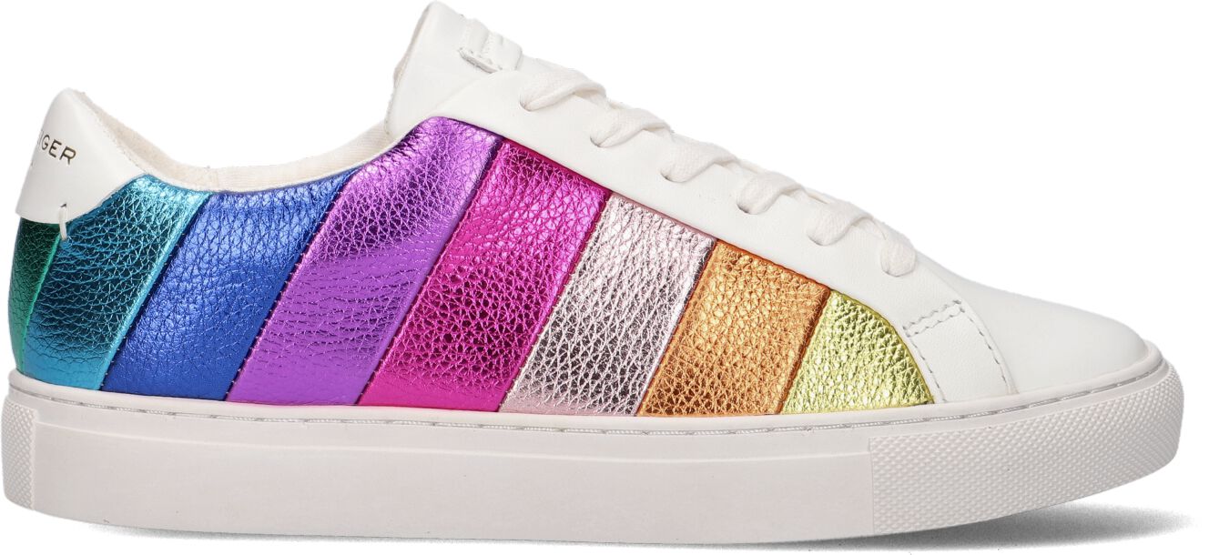 Kurt Geiger London Lage Sneakers Dames Lane Stripe, Maat: 36, Materiaal: Leer