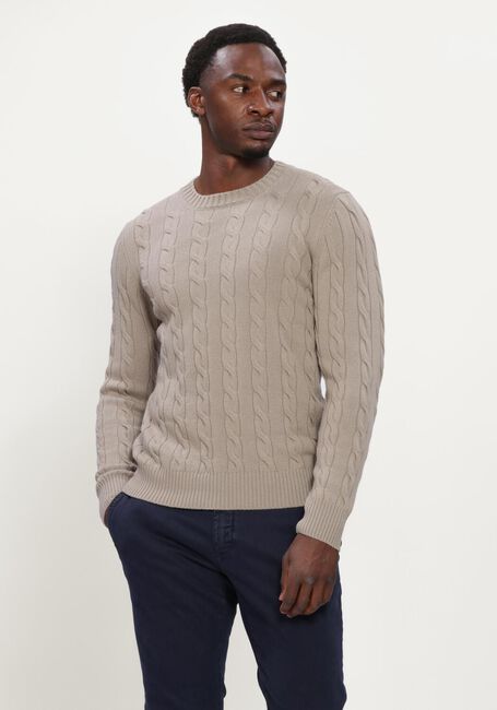 Beige GRAN SASSO Trui CREW L/SLV - large
