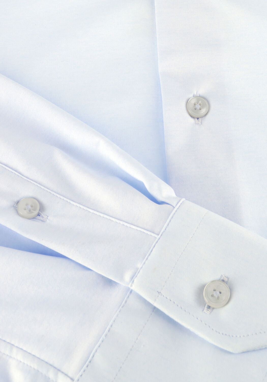 Lichtblauwe XACUS Klassiek overhemd ACTIVE SHIRT 520ML - large