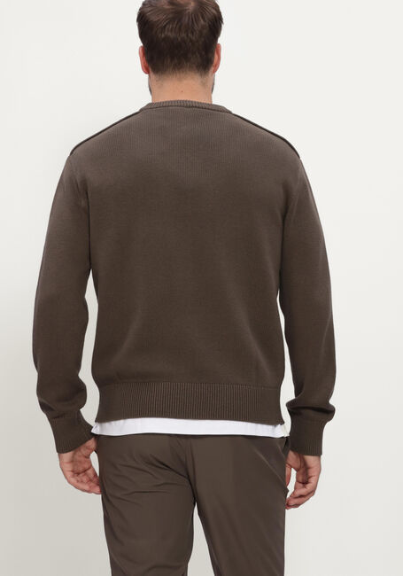 Donkergroene WAHTS Trui BURNS COTTON MERINO - large