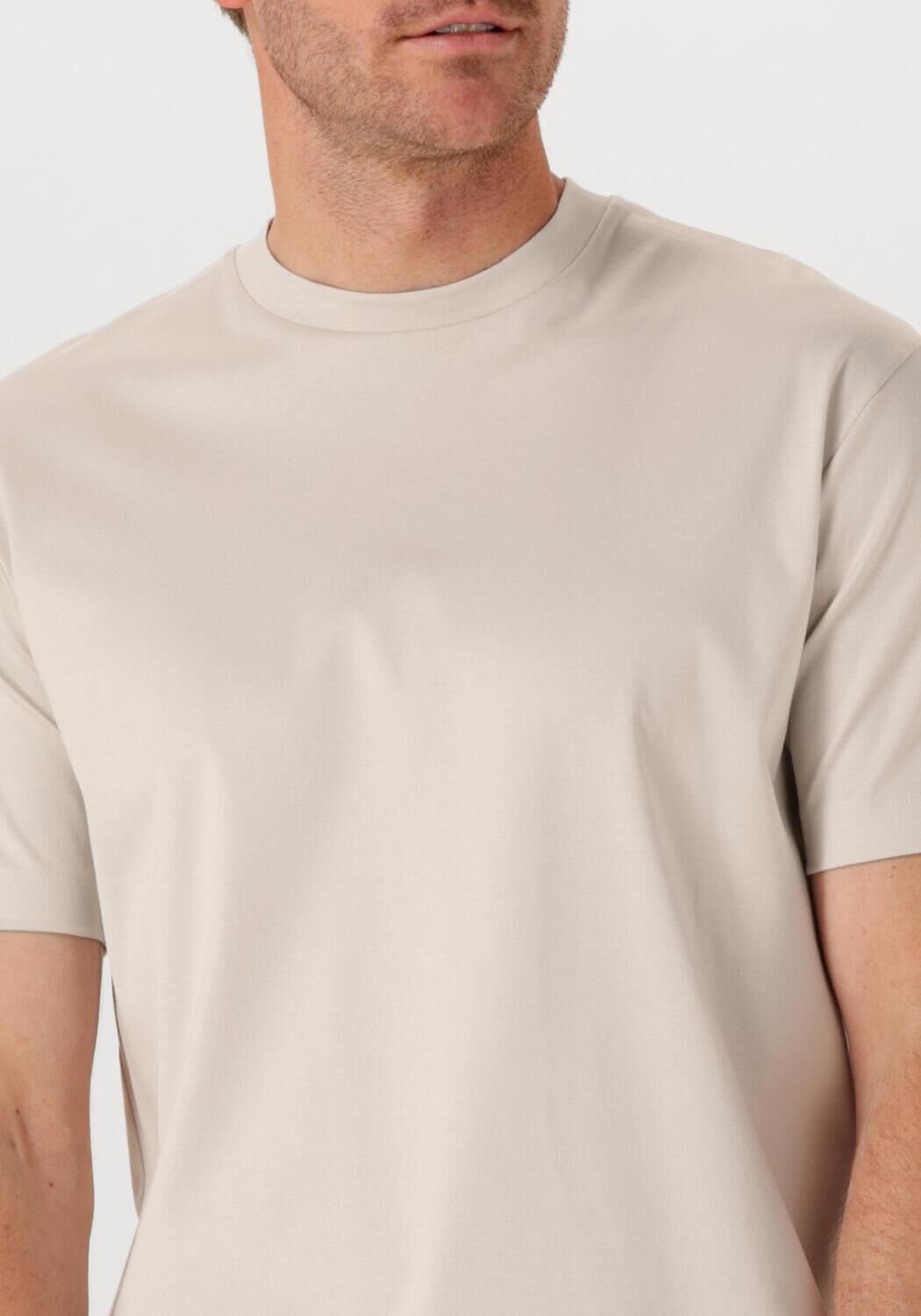 Beige VALENZA T-shirt 1001 INTERLOCK SUPIMA TSHIRT - large