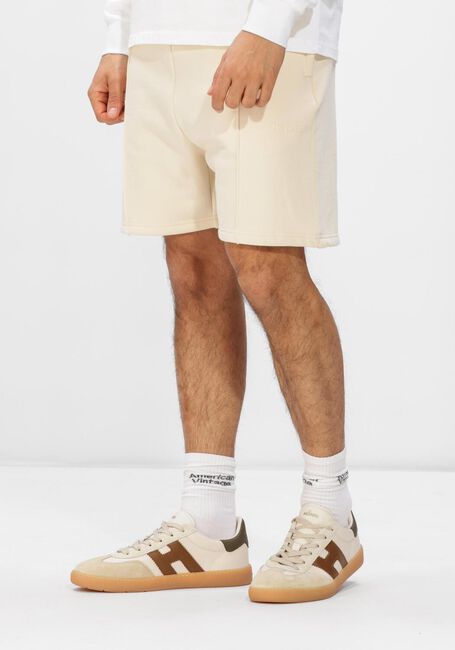 Ecru HOPEIUM Korte broek FELPA SHORT WITH SATIN TAPE - large