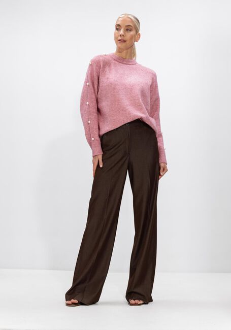 Roze CO'COUTURE Trui ROWAN PEARL SLEEVE KNIT - large