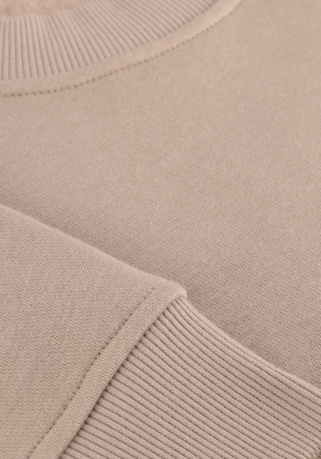 Beige GENTI Trui BASIC LOGO SWEATER - large