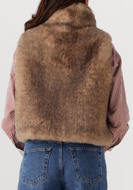 Zand VANESSA BRUNO Faux fur jas MARCELLO VEST - large