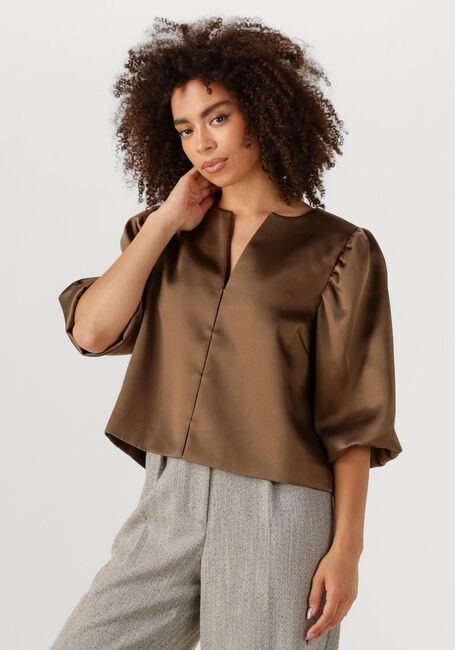 Bruine SECOND FEMALE Blouses PERLLA BLOUSE - large