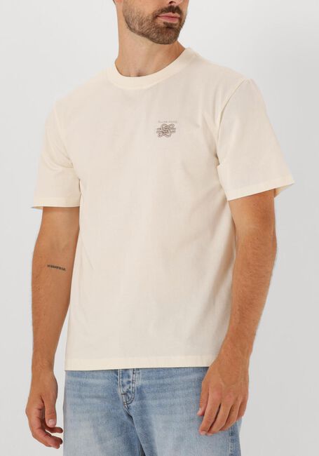 Ecru FILLING PIECES T-shirt T-SHIRT EMBROIDERED KNOT - large