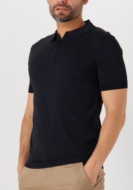 Zwarte GENTI Polo POLO ZIP SS K2053-1260 - large